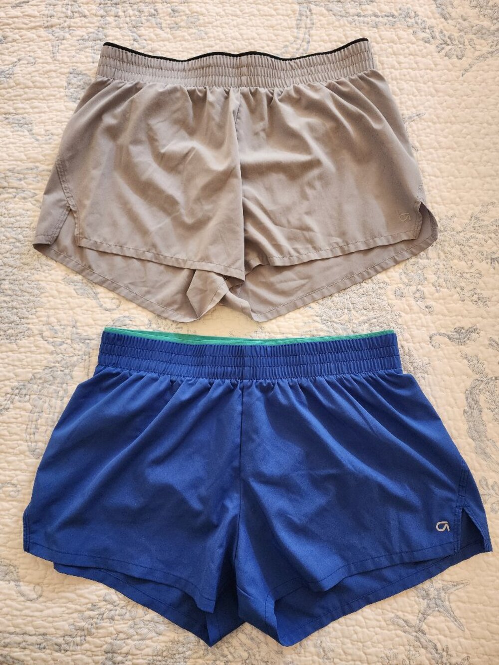 GapFit Like New Running Shorts Bundle of 2 - Royal Blue & Grey (Size Medium)